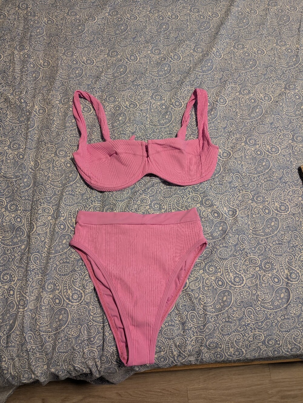 L*Space Ribbed Pink Swim Set - Picture 4 of 4